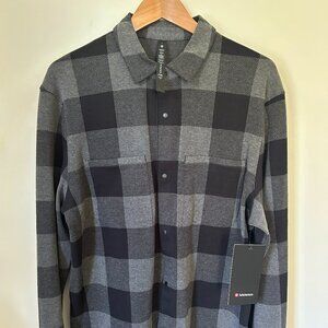 NWT Men's Lululemon Overshirt (like a Flannel Shirt) with Snap Closure